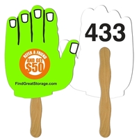 Hand Auction Fan Full Color