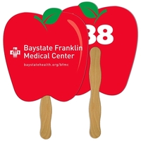 Apple Auction Hand Fan Full Color
