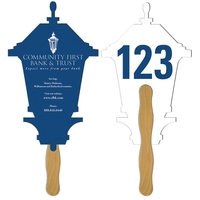 Lamp Auction Hand Fan Full Color