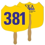 Interstate Sign Auction Hand Fan Full Color