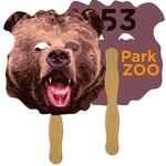 Bear Auction Hand Fan Full Color