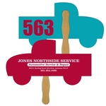 Pick-Up Truck Auction Hand Fan Full Color