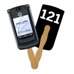 Cell Phone Auction Hand Fan Full Color