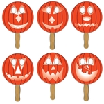Carved Pumpkin Fan Mask