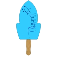 Rocket Hand Fan Full Color