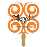 Clover Hand Fan Full Color