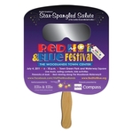 Bread Slice Sun Shade Hand Fan