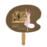 Artist Pallet Hand Fan Full Color