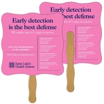 Wavy Fan Hand Fan Full Color (2 Sides)