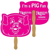 Animal head shaped digital economy fans with double sided film lamination.......
