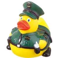 Rubber Prison Guard Duck, balanced and weighted for Floating... from ASI...