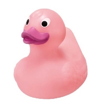 Rubber Light Pink Duck Squeaking Toy... from ASI 31977 Adline Industries Inc