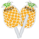Pineapple Fruit Hand Fan Full Color (2 Sides)