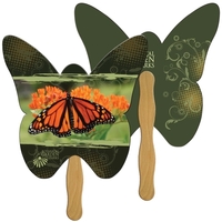 Butterfly Hand Fan Full Color (2 Sides)