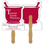 Mortar and Pestle shape digital Hand Fan Full Color