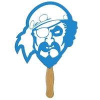 Pirate shape digital econo fan with wooden stick.... from ASI 67620 Lion...