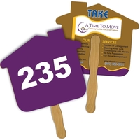 House Auction Hand Fan Full Color