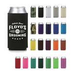 24oz Premium Foam Can Cooler-Screen Printed