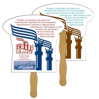 Mushroom Hand Fan Full Color (2 Sides)
