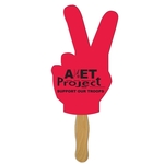 Peace Sign Fast Hand Fan - 1 Day