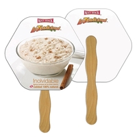 Hexagon Hand Fan Full Color (2 Sides)... from ASI 67620 Lion Circle Corp