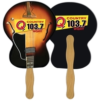 Guitar Hand Fan Full Color (2 Sides)... from ASI 67620 Lion Circle Corp