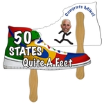 Shoe Hand Fan Full Color (2 Sides)