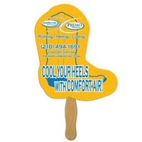 Boot shape fast fan with wooden stick.... from ASI 67620 Lion Circle Corp /...