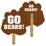 Paw Hand Fan Full Color (2 Sides)