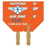 Home Plate Hand Fan Full Color (2 Sides)