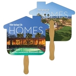 House Hand Fan Full Color (2 Sides)