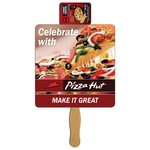 Square Coupon Hand Fan
