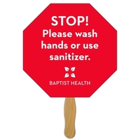 Stop sign shaped fast fan made from high density 22, pt... from ASI 67620...