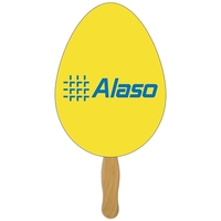 Egg shape fast fan with wooden stick.... from ASI 67620 Lion Circle Corp /...