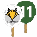 Mascot Auction Sandwiched Hand Fan Full Color