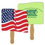 Flag Hand Fan
