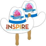 Cowboy Hat Hand Fan Full Color (2 Sides)