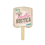 Bread slice Mini Hand Fan Full Color
