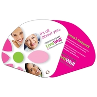 2 Part Expandable Seashell Hand Fan