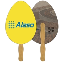 Egg shaped fan is laminated on front with a high gloss... from ASI 67620 Lion...
