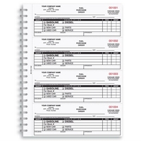 Fuel Purchase Order Book, 3 Part