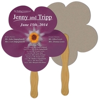 Daisy flower Recycled Hand Fan