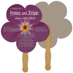 Daisy flower Recycled Hand Fan