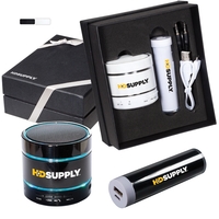 Set featuring disco lights Bluetooth®speaker and micro-cylinder power bank......