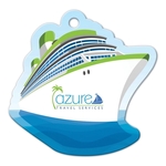 Cruise Ship Shaped Luggage Tag