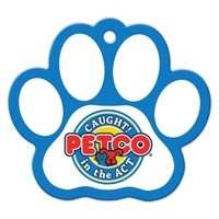 Paw Print Shaped Luggage Tag