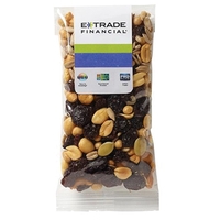 Snack pack filled with 3.2 oz. of trail mix; includes 4-color... from ASI...