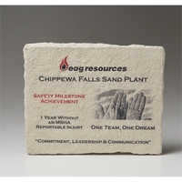 Large Limestone Plaque