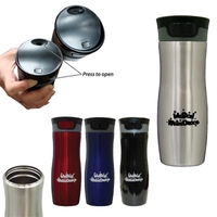 Double wall, 15 oz. stainless steel travel mug... from ASI 98766 Yanlee...