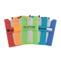 Silicone Wallet with Stylus Stand